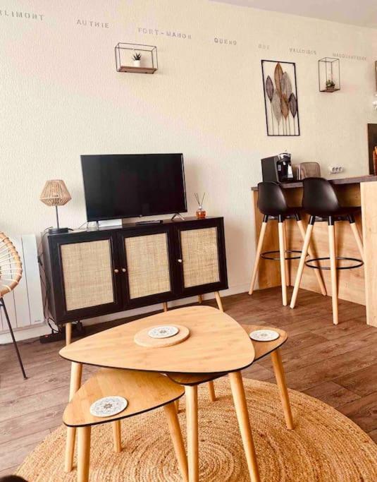 Studio Entre Mer Et Dunes Avec Balcon Vue Laterale Mer 50M Plage Pour 3 Pers Wifi Menage Compris Fort-Mahon-Plage Buitenkant foto