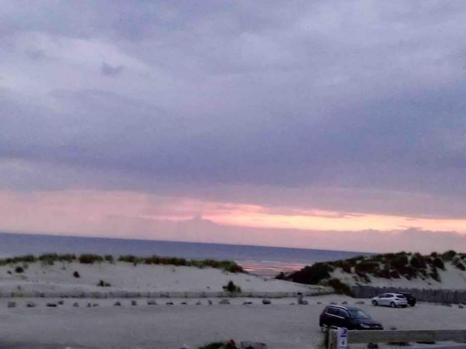 Studio Entre Mer Et Dunes Avec Balcon Vue Laterale Mer 50M Plage Pour 3 Pers Wifi Menage Compris Fort-Mahon-Plage Buitenkant foto