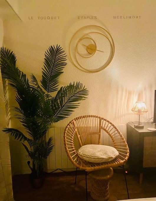 Studio Entre Mer Et Dunes Avec Balcon Vue Laterale Mer 50M Plage Pour 3 Pers Wifi Menage Compris Fort-Mahon-Plage Buitenkant foto